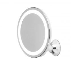 Adler AD2168 20cm LED ezüst fürdőszobai smink tükör