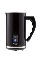Adler AD 4478 500W, tapadásmentes, 240 ml, 115 ml fekete tejhabosító