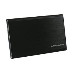 LC POWER 2,5" LC-25U3-7B-ALU USB 3.0 külső fekete merevlemez ház