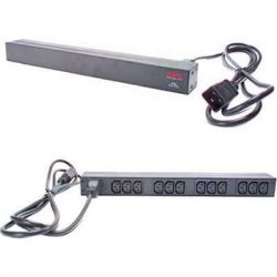 APC AP9565 19'' Basic PDU, 1U, 16A/230V, 12 db C13 aljzat Rack áramelosztó