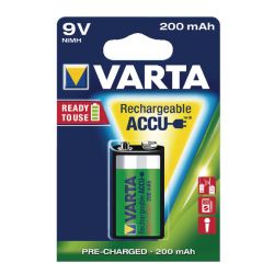 VARTA 1db 9V Ni-MH 200mAh akku elem