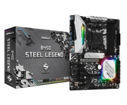 ASROCK B450 STEEL LEGEND 4xDDR4 ATX alaplap