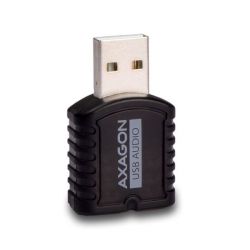 Axagon ADA-10 USB mini audio fekete külső hangkártya