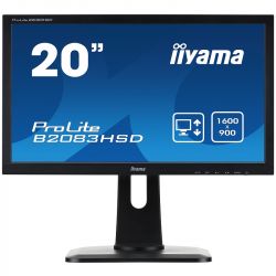 Iiyama B2083HSD 19.5" LED, 5ms, DVI, speakers, black
