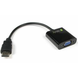 Techly HDMI apa - VGA anya átalakító adapter