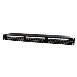 Gembird NPP-C524-002 19'' 24-portos 1U Cat5e patch panel