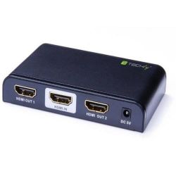 Techly AV HDMI 2.0 1x2 UHD 4Kx2K 3D AC splitter