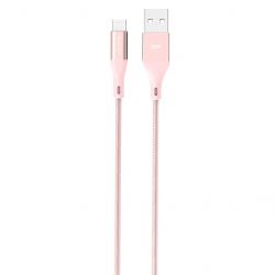 Silicon Power LK30AB Boost Link microUSB - USB, 2.4A, 1m rózsaszín töltő és adatkábel