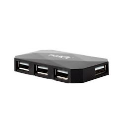 Natec 4-Port LOCUST USB 2.0, fekete USB Hub