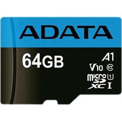 ADATA Premier Micro SDXC UHS-I 64GB 85/25 MB/s memóriakártya