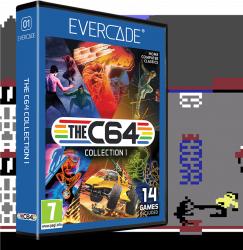 Evercade C1, The C64 Collection 1, 14in1, Retro, Multi Game, Játékszoftver csomag