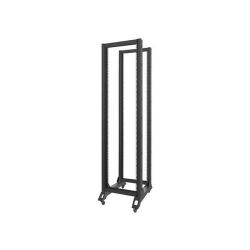 Lanberg 19'' 42U/600x800mm fekete nyitott rack szekrény