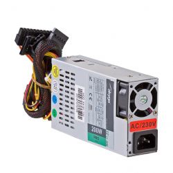 Akyga 1U mini ITX / Flex ATX 200W AK-I1-200 P4 PFC FAN 3xSATA fekete tápegység