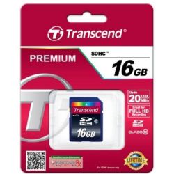 Transcend 16GB SDHC Class 10 memóriakártya