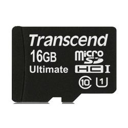 Transcend 16GB MicroSDHC 600x memóriakártya