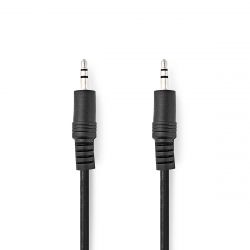Nedis CAGP22000BK10 3.5 mm - 3.5 mm, 1 m fekete sztereó audiókábel