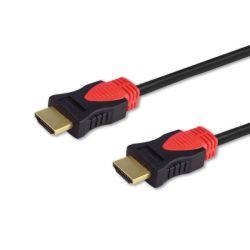 Elmak SAVIO CL-95 HDMI 2.0 3D, 4Kx2K 1.5m fekete kábel