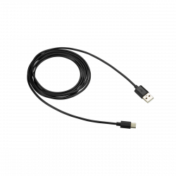 CANYON CNE-USBC2B Type C - USB A 2.0, 1.8 m, 1 A fekete kábel