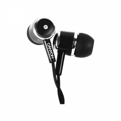 CANYON CNE-CEPM01B 20Hz-20kHz, 32 Ohm, 3.5 mm fekete mikrofonos fülhallgató