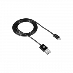 CANYON CNE-CFI1B Lightning - USB A, 1 m fekete kábel