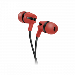 CANYON CNS-CEP4R 20Hz-20kHz, 32 Ohm, 3.5 mm piros-fekete mikrofonos fülhallgató