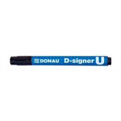 DONAU "D-signer U" 2-4 mm kúpos fekete alkoholos marker 