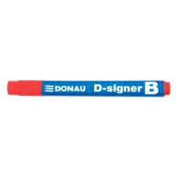 DONAU "D-signer B" 2-4 mm kúpos piros táblamarker