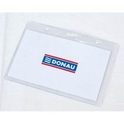 DONAU 105x65 mm hajlékony vízszintes azonosítókártya tartó