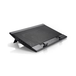 DeepCool WIND PAL 17" (21,5-26,5dB;2x14cm, 4xUSB2.0) fekete notebook hűtőpad