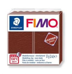 FIMO" Leather Effect" égethető dió színű gyurma (57 g)