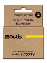 Actis KB-1100Y 19 ml Brother sárga kompatibilis tintapatron