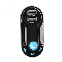 iBox FMT1BT Bluetooth 2 x USB 87.5 - 108 MHz fekete-kék autós FM transzmitter