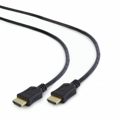 Gembird Select Series 0.5 m nagy sebességű fekete HDMI kábel Ethernettel