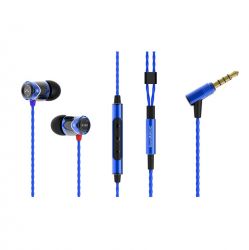 SoundMagic E10C Jack kék-fekete mikrofonos fülhallgató
