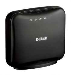 D-link DSL-321B ADSL2/2+ fekete ethernet modem