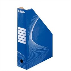  ESSELTE "Standard" Iratpapucs, karton, 80 mm, összehajtható,kék
