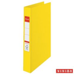 ESSELTE "Standard" Vivida A4 42 mm 2 gyűrűs PP sárga gyűrűskönyv