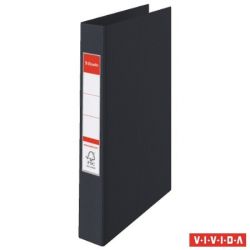 ESSELTE "Standard" Vivida A4 42 mm 2 gyűrűs PP fekete gyűrűskönyv 