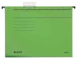 LEITZ "Alpha Standard" A4 karton zöld függőmappa