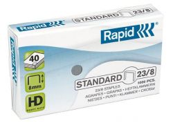 Rapid Standard 23/8 horganyzott tűzőkapocs (1000 db/doboz)