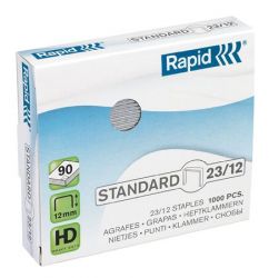 Rapid Standard 23/12 horganyzott tűzőkapocs (1000 db/doboz)