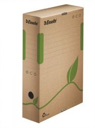 ESSELTE "Eco" A4 80 mm újrahasznosított karton barna archiváló doboz