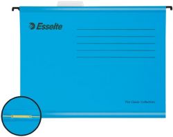 ESSELTE "Classic" A4 gyorsfűzős újrahasznosított karton kék függőmappa