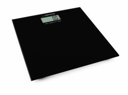 Esperanza EBS002K Aerobic fekete edzett üveg fürdőszoba mérleg