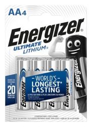 ENERGIZER Ultimate Lithium AA ceruza 4 db, elem