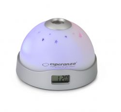 Esperanza EHC001 Cassiopeia fehér kivetítős ébresztőóra