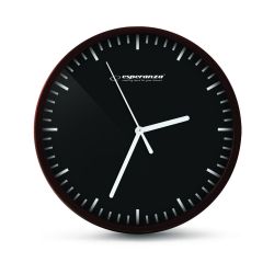 Esperanza EHC010K Budapest fekete analóg falióra