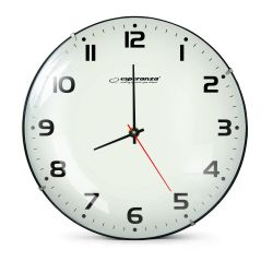 Esperanza EHC018F San Francisco 30 cm átmérő, 3.4 cm vastagság, elemes működés Fehér analóg falióra