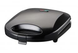 Esperanza EKT008, Blueberry, 1000W, 2 szeletes, Hőszigetelt, Tapadásmentes, Fekete, Gofrisütő
