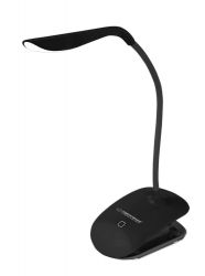 Esperanza ELD104K DENEB USB 5500K fekete asztali LED lámpa